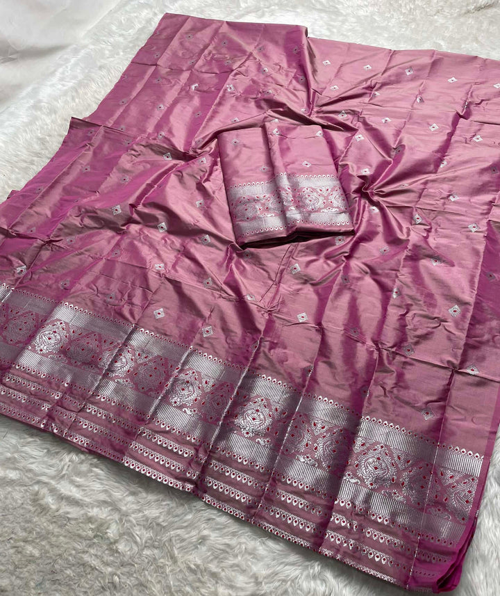 Silver Jari - Dhaga Mina - Mix Set Mekhela Sador