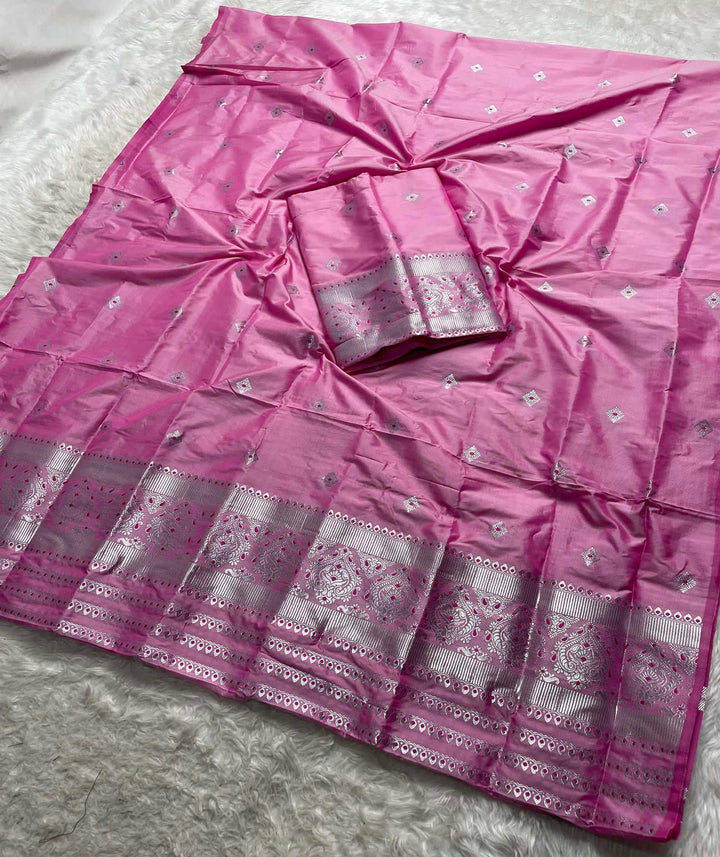 Silver Jari - Dhaga Mina - Mix Set Mekhela Sador