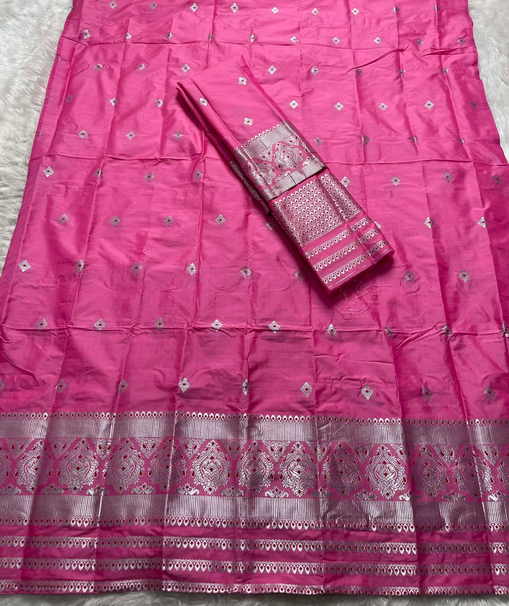 Silver Jari - Dhaga Mina - Mix Set Mekhela Sador