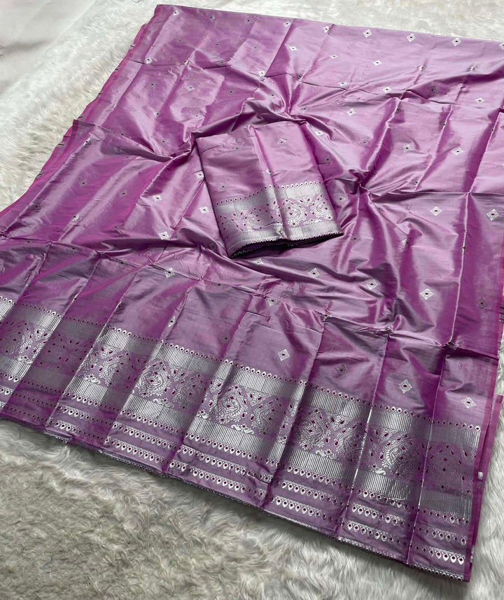Silver Jari - Dhaga Mina - Mix Set Mekhela Sador