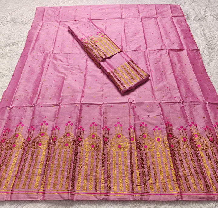 Copper Jari Mix Set Mekhela Sador