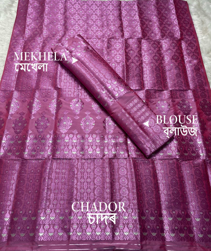 Colouring Jari Mix Set Mekhela Sador