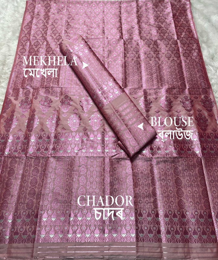 Colouring Jari Mix Set Mekhela Sador
