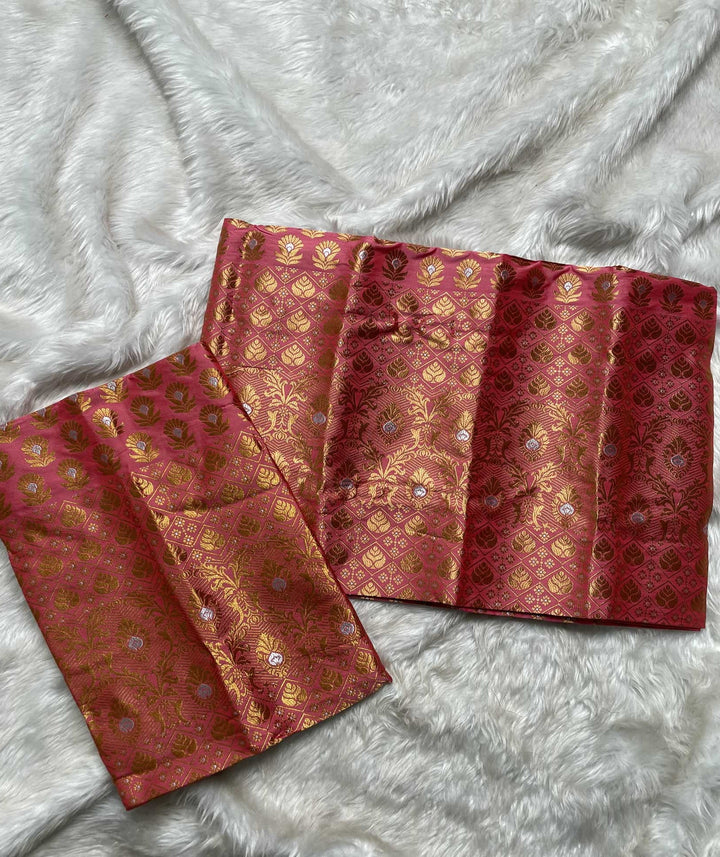 Copper Jari Mix Set Mekhela Sador