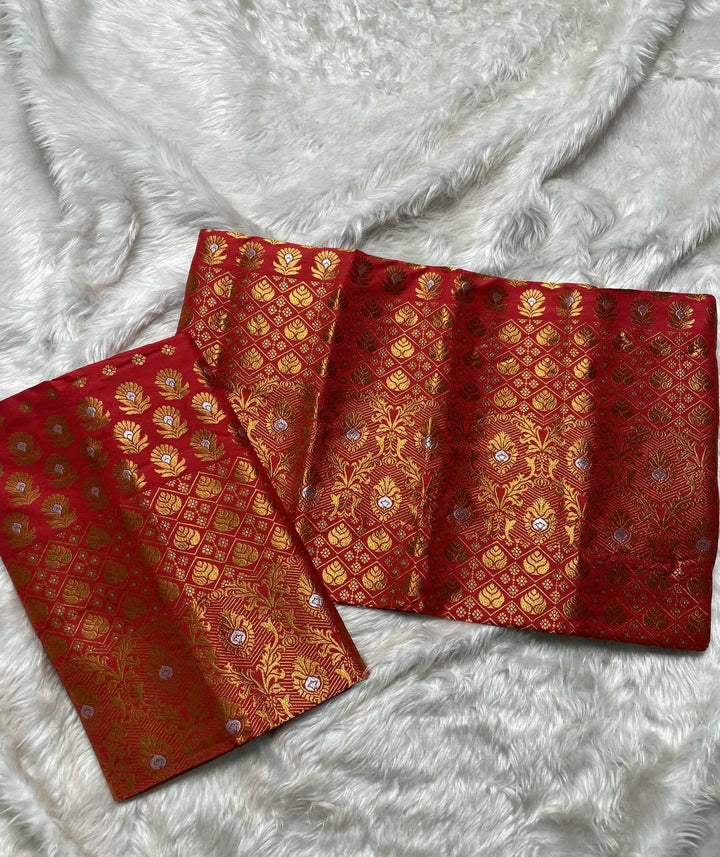 Copper Jari Mix Set Mekhela Sador