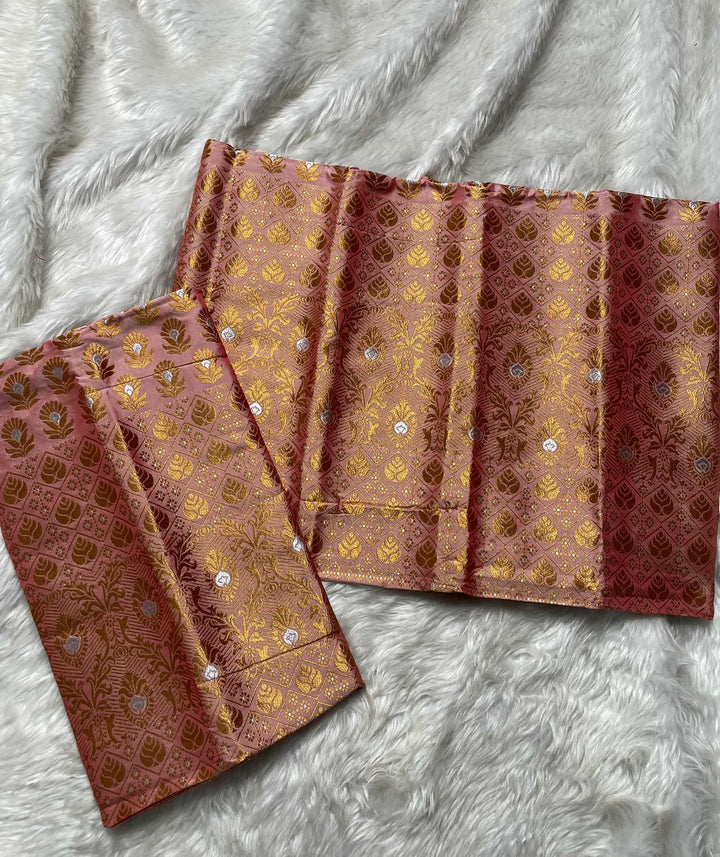 Copper Jari Mix Set Mekhela Sador