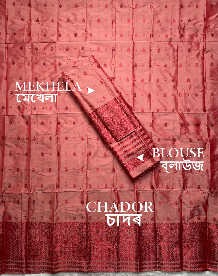 Colouring Jari Mix Set Mekhela Sador