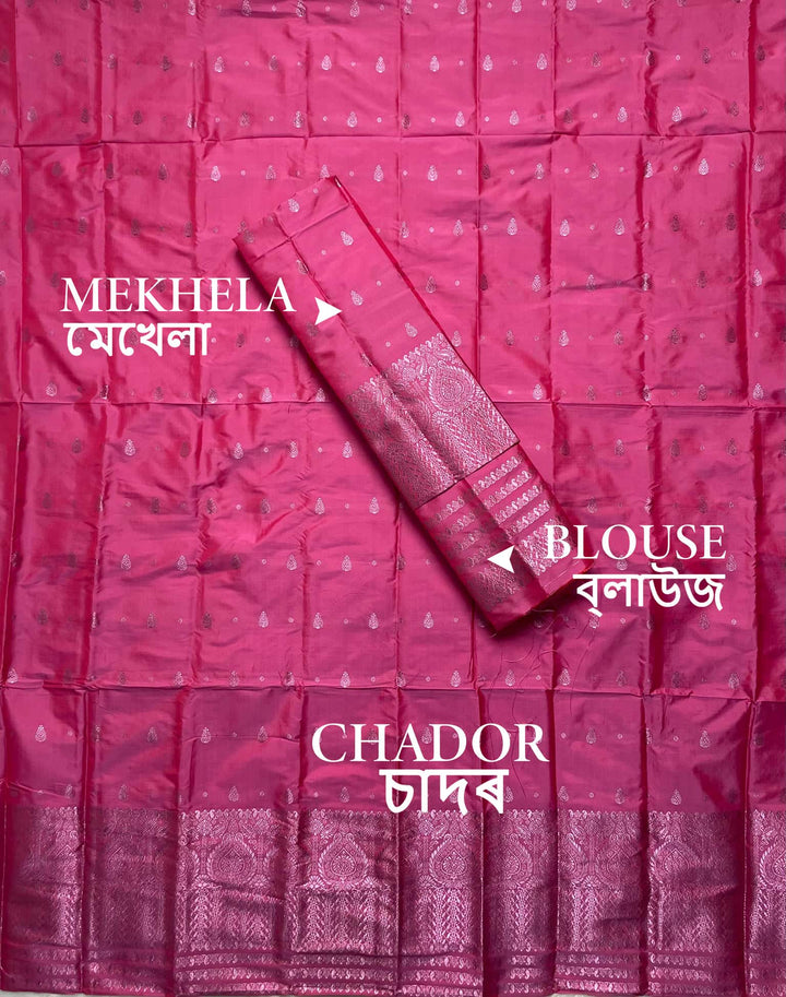 Colouring Jari Mix Set Mekhela Sador