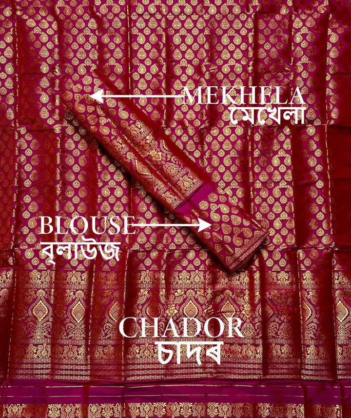All Over Mix Set Mekhela Sador