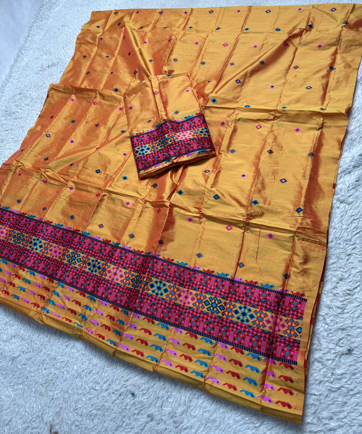 Multi-Dhaga Work Mix Set Mekhela Sador
