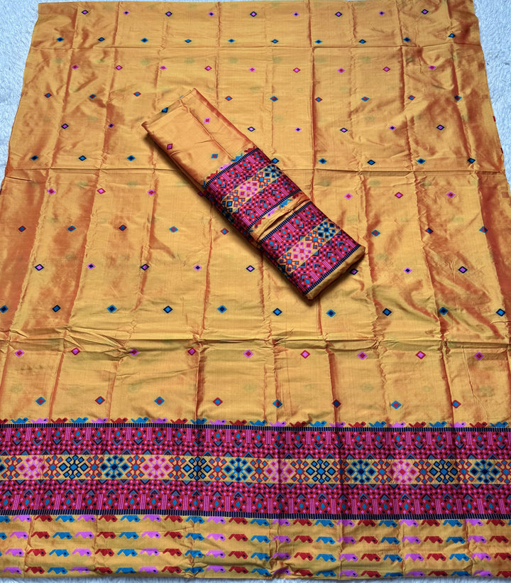 Multi-Dhaga Work Mix Set Mekhela Sador