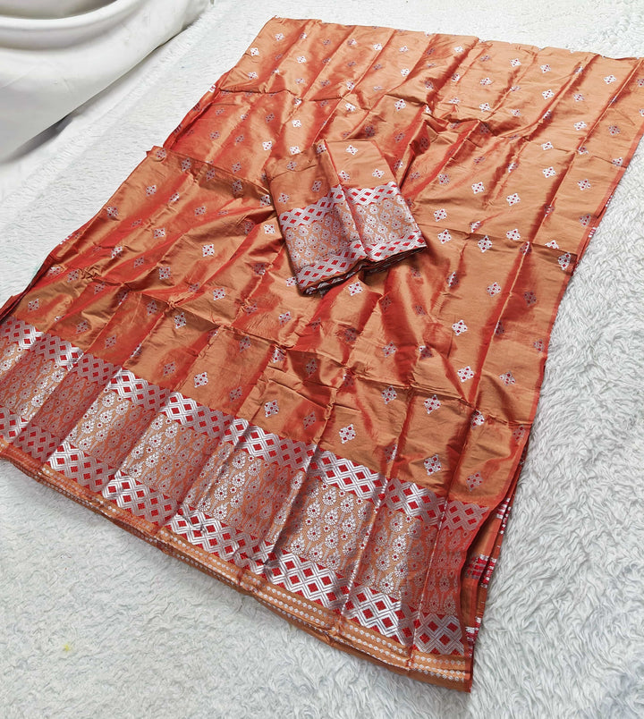 Silver Jari Mix Set Mekhela Sador