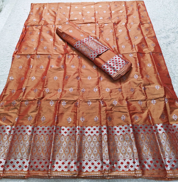 Silver Jari Mix Set Mekhela Sador