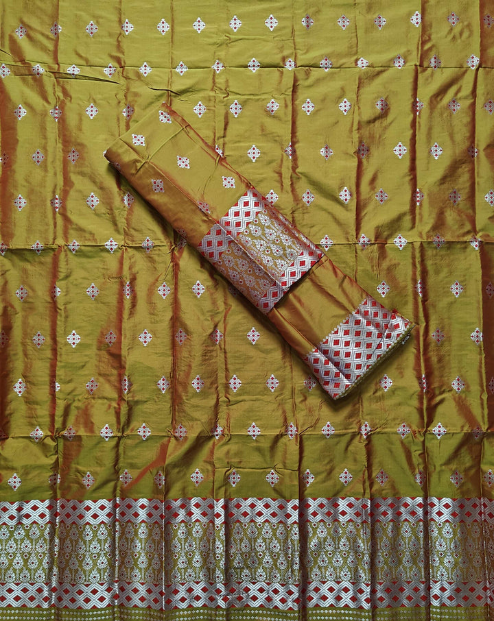 Silver Jari Mix Set Mekhela Sador