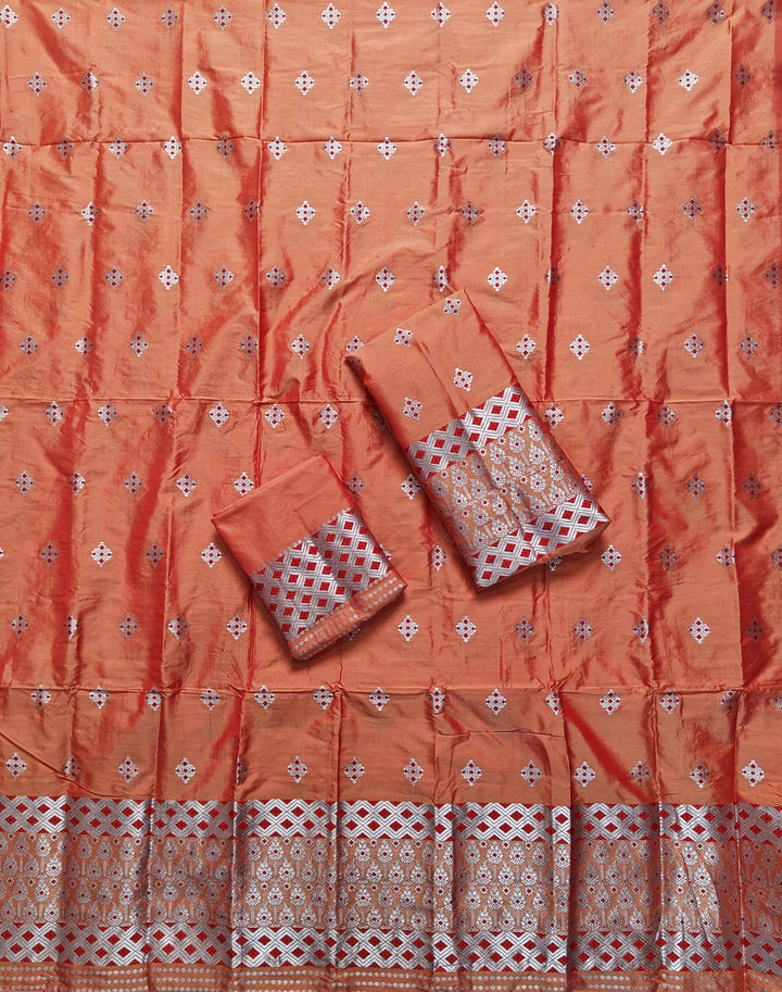 Silver Jari Mix Set Mekhela Sador