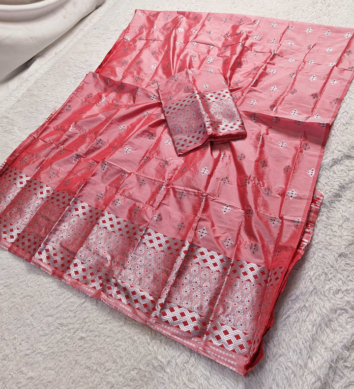 Silver Jari Mix Set Mekhela Sador
