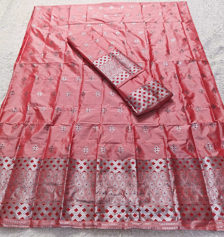 Silver Jari Mix Set Mekhela Sador