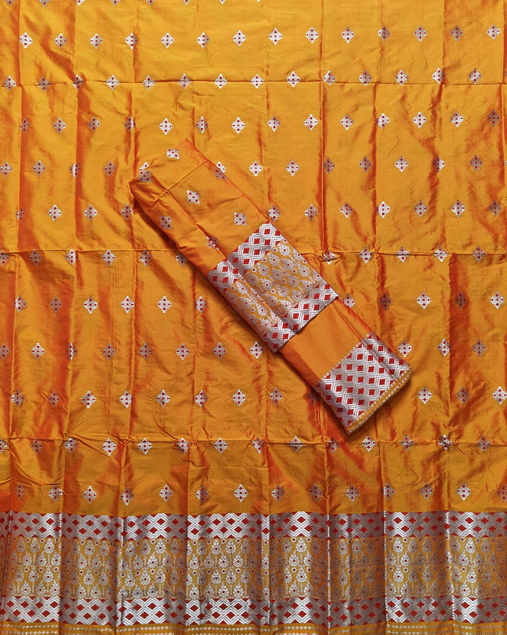 Silver Jari Mix Set Mekhela Sador