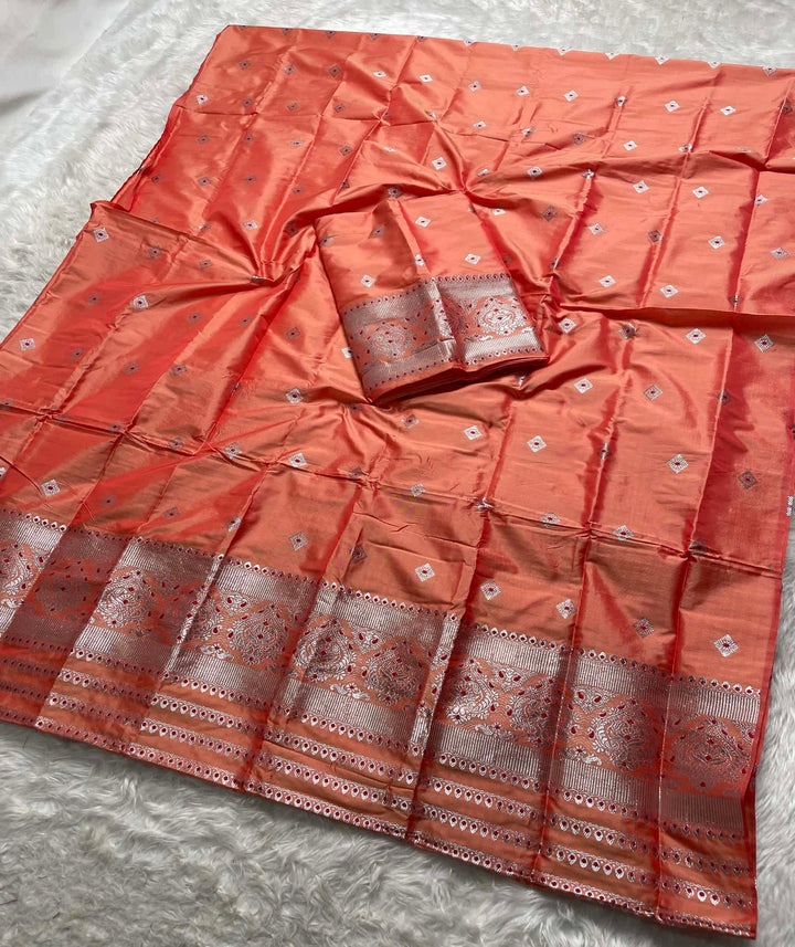 Silver Jari - Dhaga Mina - Mix Set Mekhela Sador