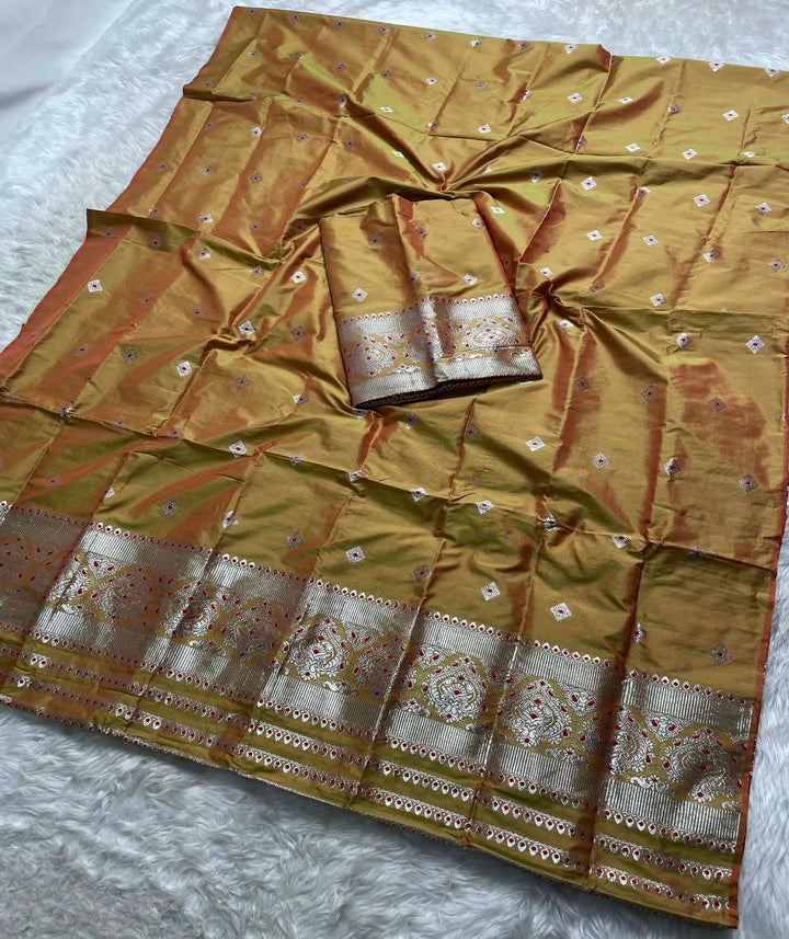 Silver Jari - Dhaga Mina - Mix Set Mekhela Sador
