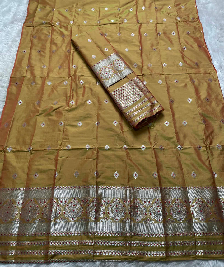 Silver Jari - Dhaga Mina - Mix Set Mekhela Sador