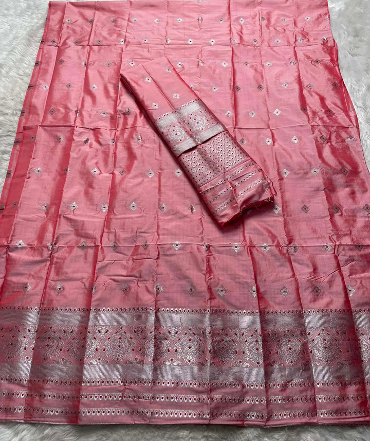 Silver Jari - Dhaga Mina - Mix Set Mekhela Sador