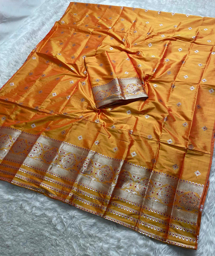 Silver Jari - Dhaga Mina - Mix Set Mekhela Sador