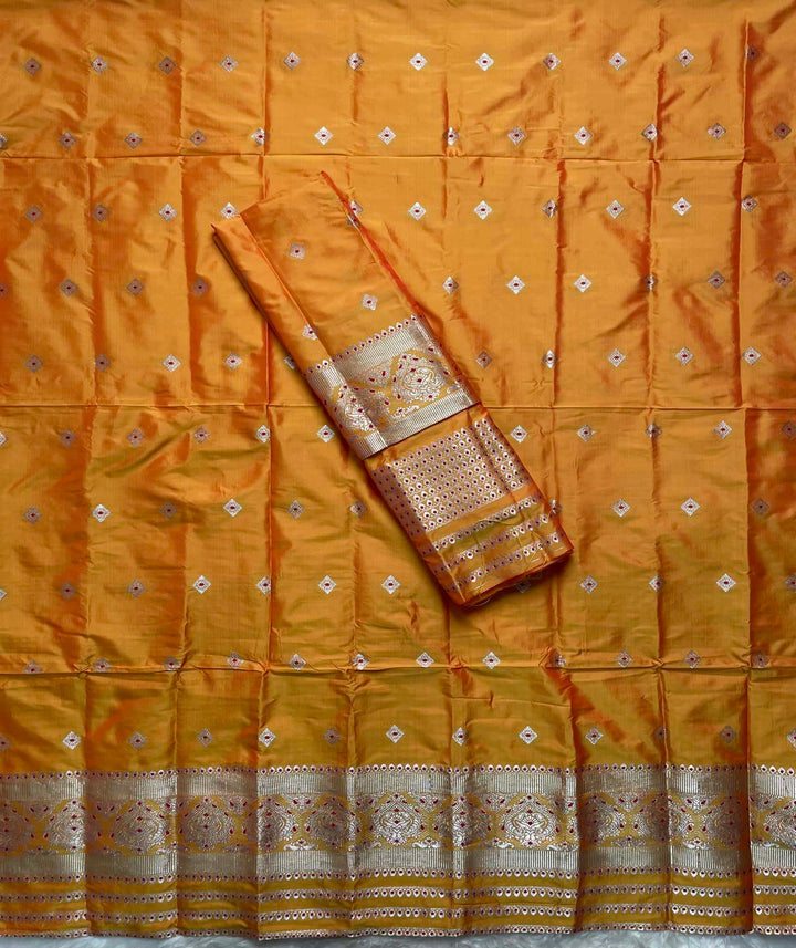 Silver Jari - Dhaga Mina - Mix Set Mekhela Sador