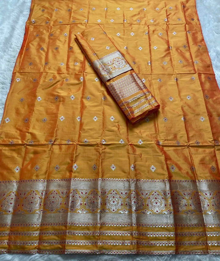 Silver Jari - Dhaga Mina - Mix Set Mekhela Sador