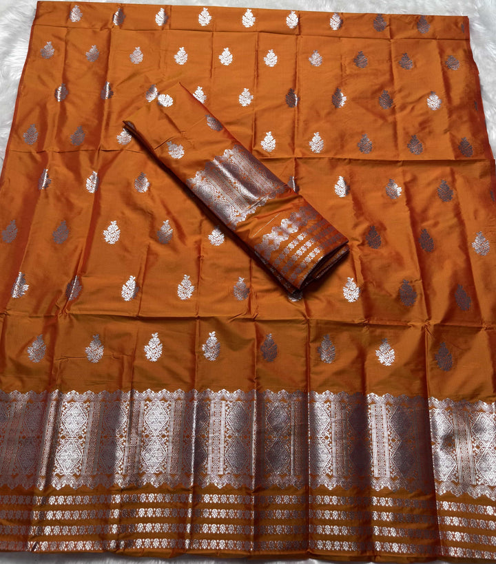 Silver Jari Mix Set Mekhela Sador