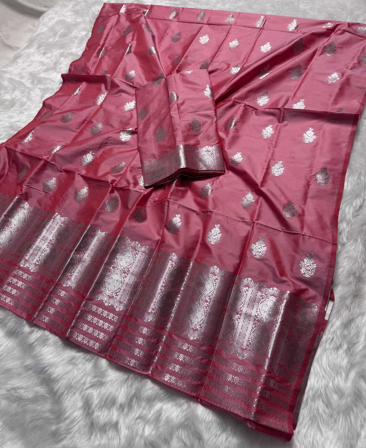 Silver Jari Mix Set Mekhela Sador