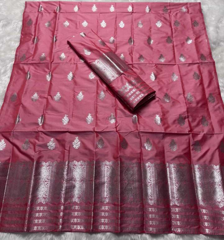 Silver Jari Mix Set Mekhela Sador