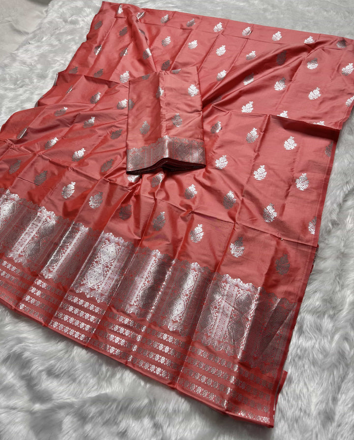Silver Jari Mix Set Mekhela Sador