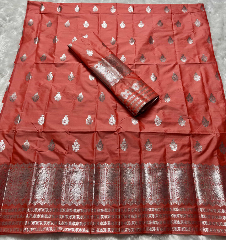 Silver Jari Mix Set Mekhela Sador
