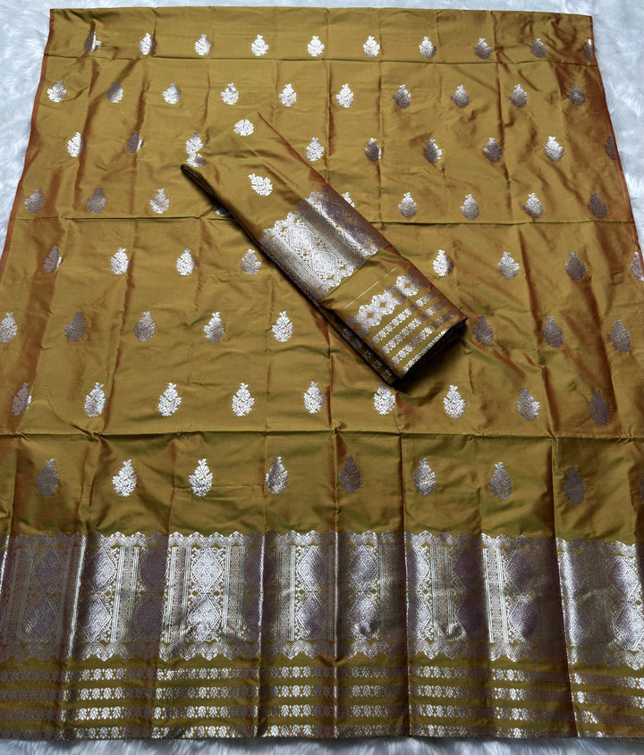 Silver Jari Mix Set Mekhela Sador