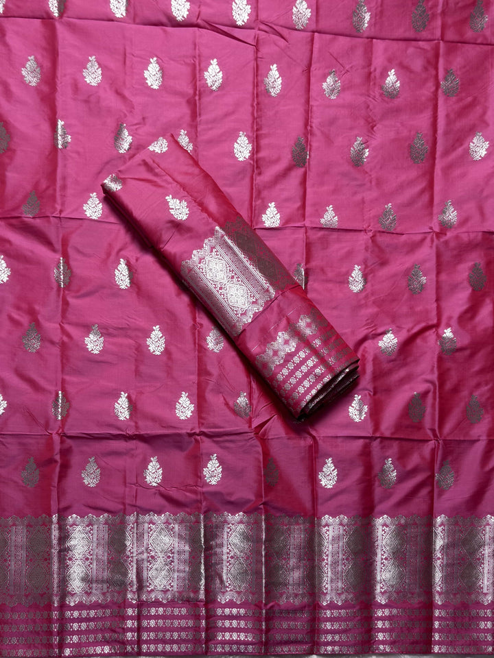 Silver Jari Mix Set Mekhela Sador