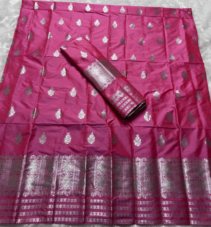 Silver Jari Mix Set Mekhela Sador