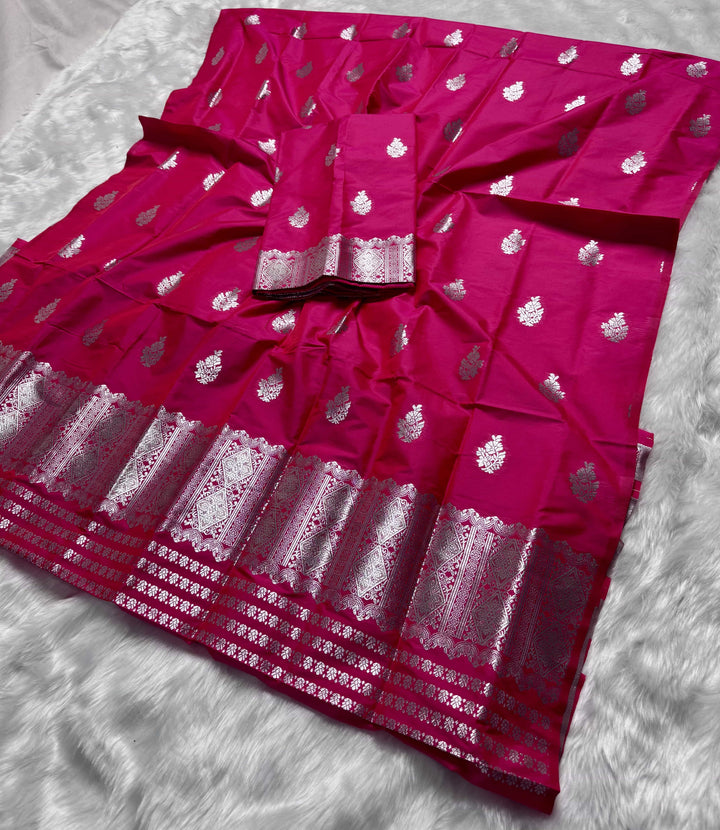 Silver Jari Mix Set Mekhela Sador