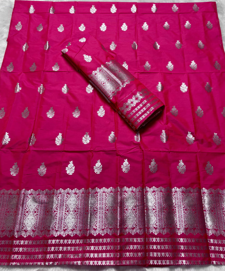 Silver Jari Mix Set Mekhela Sador