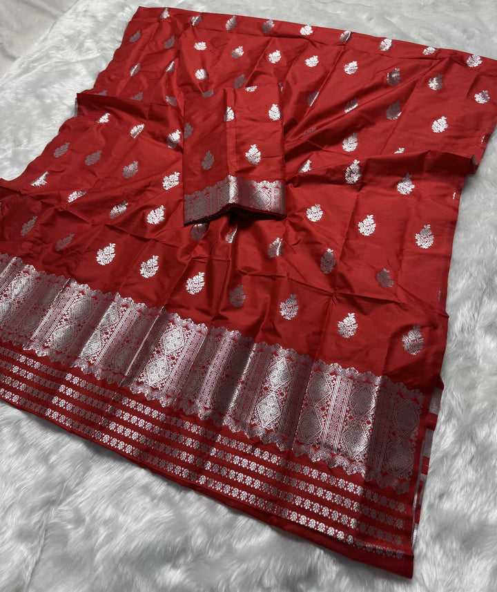 Silver Jari Mix Set Mekhela Sador