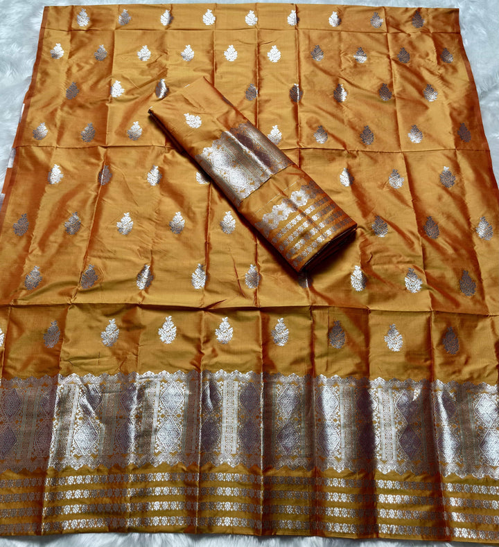 Silver Jari Mix Set Mekhela Sador