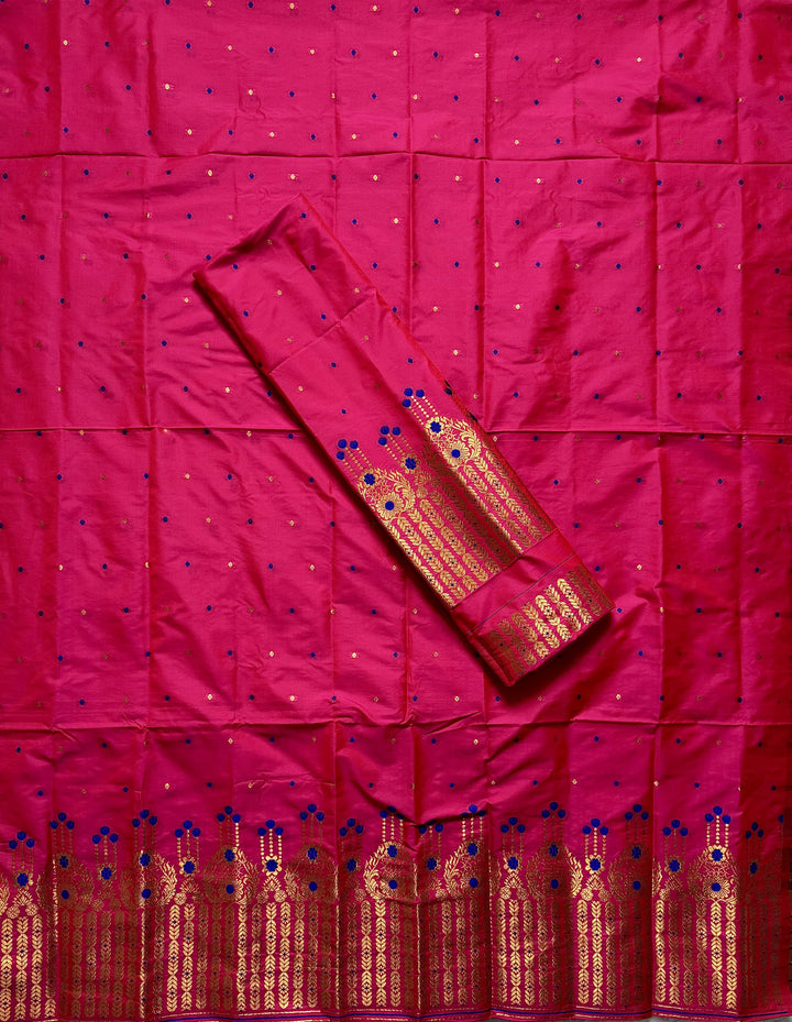 Copper Jari Mix Set Mekhela Sador