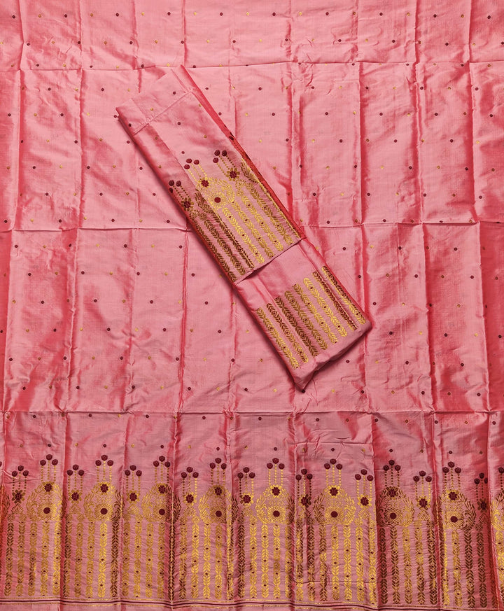 Copper Jari Mix Set Mekhela Sador