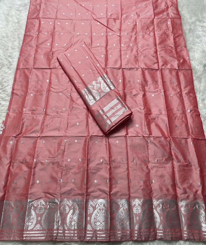 SIlver Jari - Dhaga Mina - Mix Set Mekhela Sador