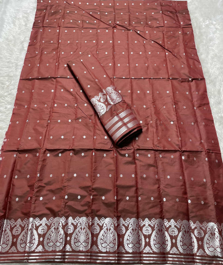 SIlver Jari - Dhaga Mina - Mix Set Mekhela Sador
