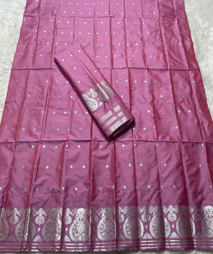 SIlver Jari - Dhaga Mina - Mix Set Mekhela Sador