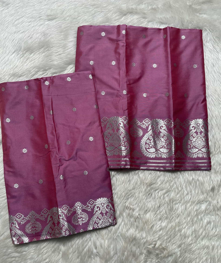 SIlver Jari - Dhaga Mina - Mix Set Mekhela Sador