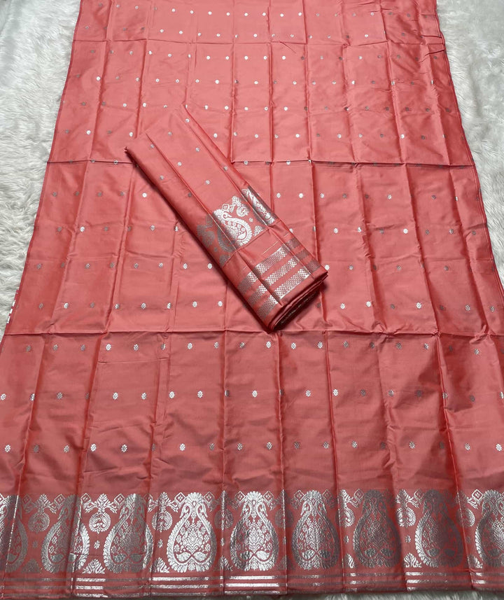 SIlver Jari - Dhaga Mina - Mix Set Mekhela Sador