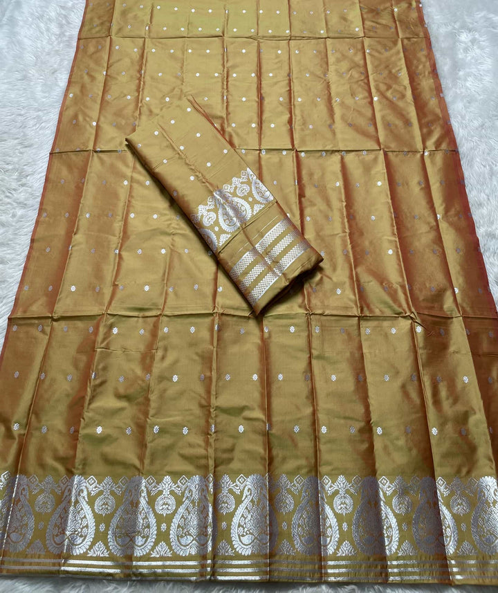 SIlver Jari - Dhaga Mina - Mix Set Mekhela Sador