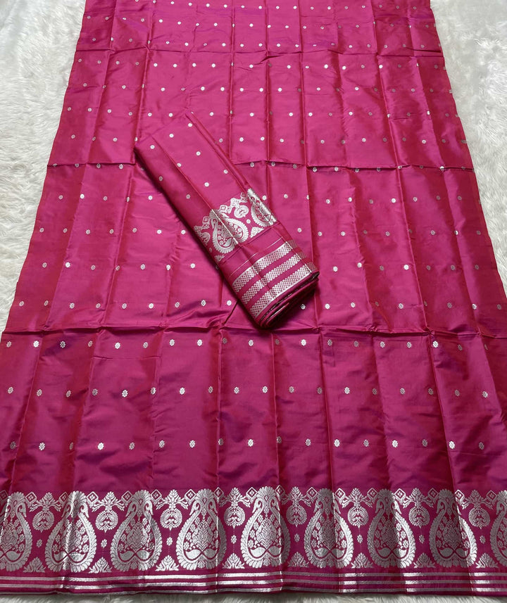 SIlver Jari - Dhaga Mina - Mix Set Mekhela Sador